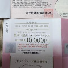 JR九州　優待券の画像