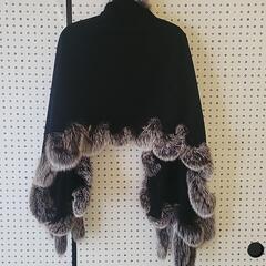 ベロア　毛皮　ショールの画像