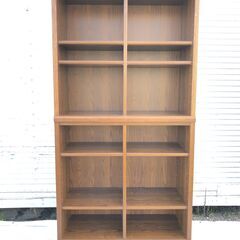 ■12684■本棚 木製 高さ189cm キャビネット 棚 引き...