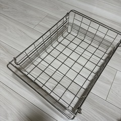 【ニトリ】スチールカゴの画像