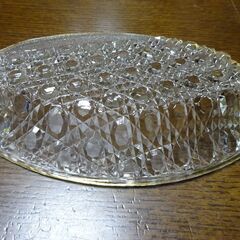◎昭和レトロ◎金縁ガラスの器◎果物盛器◎お菓子入れ◎の画像