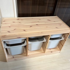 IKEA イケア　棚　引き出し付き　おもちゃ収納