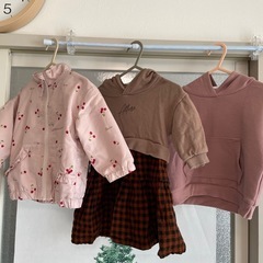 秋冬物子供服80サイズの画像