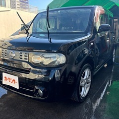 H21 日産　キューブ　黒