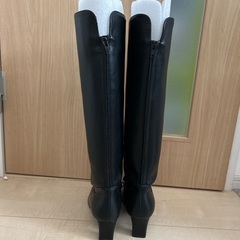 黒　ロングブーツの画像