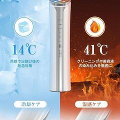 新品未開封 RF美顔器 高周波美顔器 EMS微電流 4光LED搭載 温冷ケア 1台16役の画像