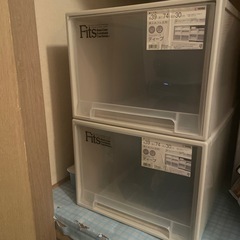 fits 押入れサイズ収納ボックス　2コ