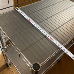 【再募集します】10月22日まで　アルミラック　小さめ　ダイソーの画像