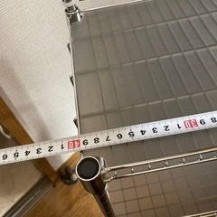 【再募集します】10月22日まで　アルミラック　小さめ　ダイソーの画像