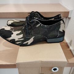 【DEDES】踵が踏める人気のローヒールシューズ　26.5cm 箱ありますの画像