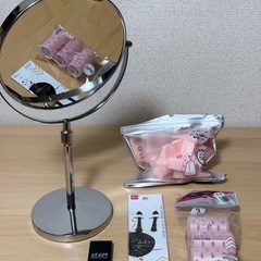 鏡、ダイソー メイク用品