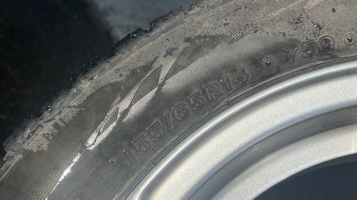 軽自動車向け14インチアルミ付き冬タイヤセット
