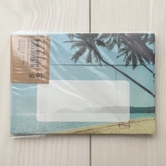 【新品】封筒 ビーチ柄 海 12枚入りの画像