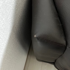 ハイバック3人掛けソファー（革）の画像
