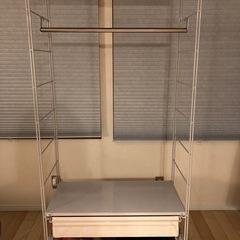 無印 収納 ユニットシェルフ　洋服ラック 