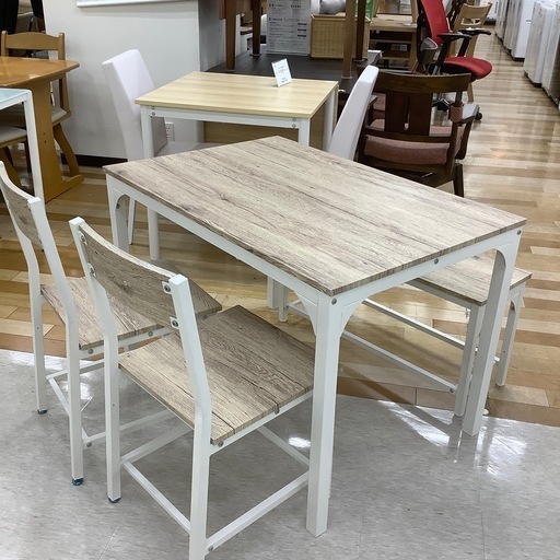 【トレファク ラパーク岸和田店】萩原 ベンチダイニング4点セット　入荷しました。