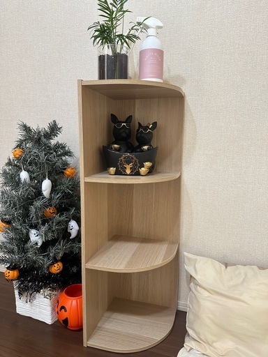 ベージュ コーナー 棚