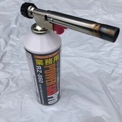 パワートーチ　新富士バーナー　炭火の火おこし　バーベキュー　料理　DYI、業務などに　中古品の画像