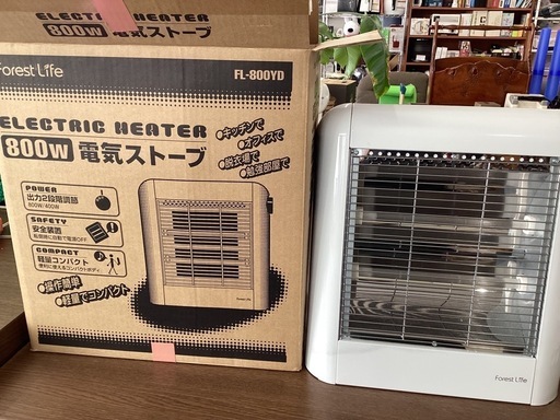 美原店　電気ストーブ　コンパクト　2017年製　キッチン　オフィス　脱衣場など♪  FL-800YD