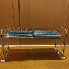 新品☆シンク上水切りラック縦横伸縮タイプ