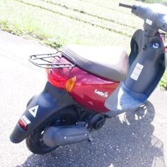レッツ４ワインレッドエンジン始動OK♪車実働50cc 原付 富山、石川、金沢の画像