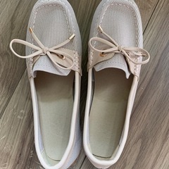 【新品】フラットシューズ　ローファー　24 の画像