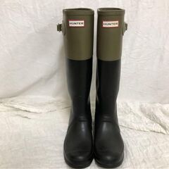 HUNTER ハンター 希少 2トーン レインブーツ 長靴 UK...
