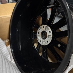 ベントレー ベンテイガ BENTLEY Bentayga ホイール 1本 2ヶ所ガリ傷あり ブラックポリッシュの画像
