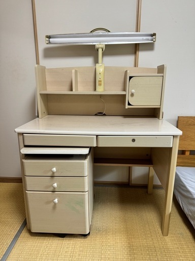 子供用　勉強机　収納　セット
