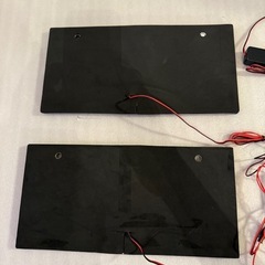 【新品】LED 字光式ナンバープレートベース 普通車用 二枚セットの画像