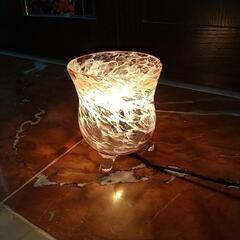 値下げしました！　琉球ガラス ランプの画像