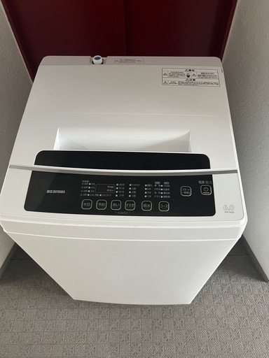 【IRIS OHYAMA 】IAW-T602E 全自動電気洗濯機 6.0kg 2021年製