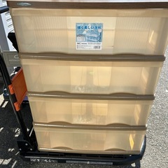 プラスチックチェスト4段