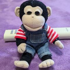 パン君マスコット（中古）チェーン有り/洗濯済みの画像