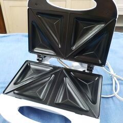 未使用 ホットサンドメーカー HS-02W 2枚焼きダブルプレート 2015年製 Easy Home 西岡店の画像
