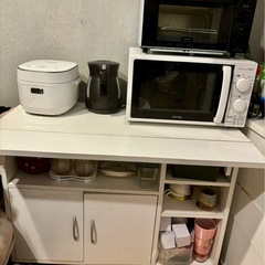 【急募　無料】お譲りいたします★キッチン収納ラック　キッチン台