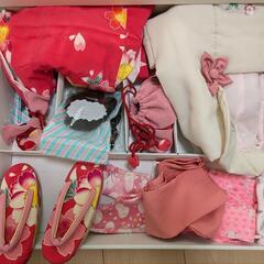 七五三　3歳着物フルセット