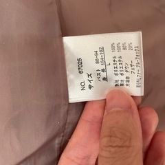 レディースダウン　ピンクブラウン系の画像
