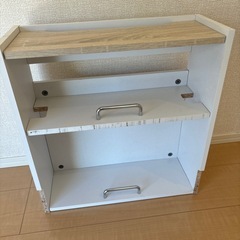 配線隠し　棚の画像