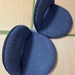 ニトリ　スリム収納座椅子　2点セット