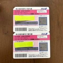 ANA株主優待券
