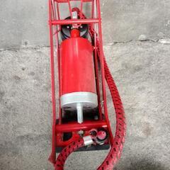 自動車自転車用フットポンプ　エアーポンプ　空気入れの画像