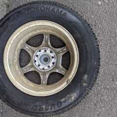 M+S 185/70R14 ECO Yokohama ice guard 4本 7分山の画像