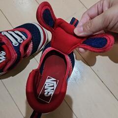 子供用品 ベビー靴 VANS サンダル 12cmの画像