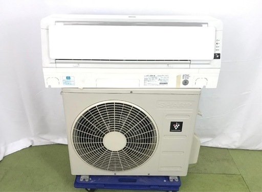 シャープ SHARP エアコン おもに8畳用 8畳～10畳 2.5kW プラズマクラスター 光センサー 衣類乾燥 冷房 AY-J25H-W 2018年製