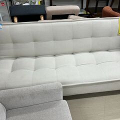 ジモティ来店特価!! ソファーベッド ホワイト J-1090