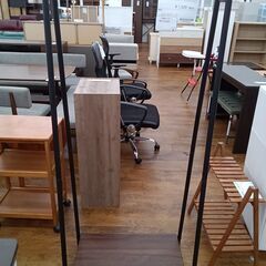 ★ジモティ割あり★  ハンガーラック ブラック×ブラウン H15...