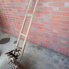 レトロ農機具　サカヰ式除草機　長さ約1.44m　稲作道具の画像