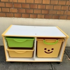 子供 玩具箱 おもちゃ入れ テレビ台 キャスター付き 棚 ラック
