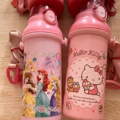 ステンレス水筒🌸プラスチック水筒の画像